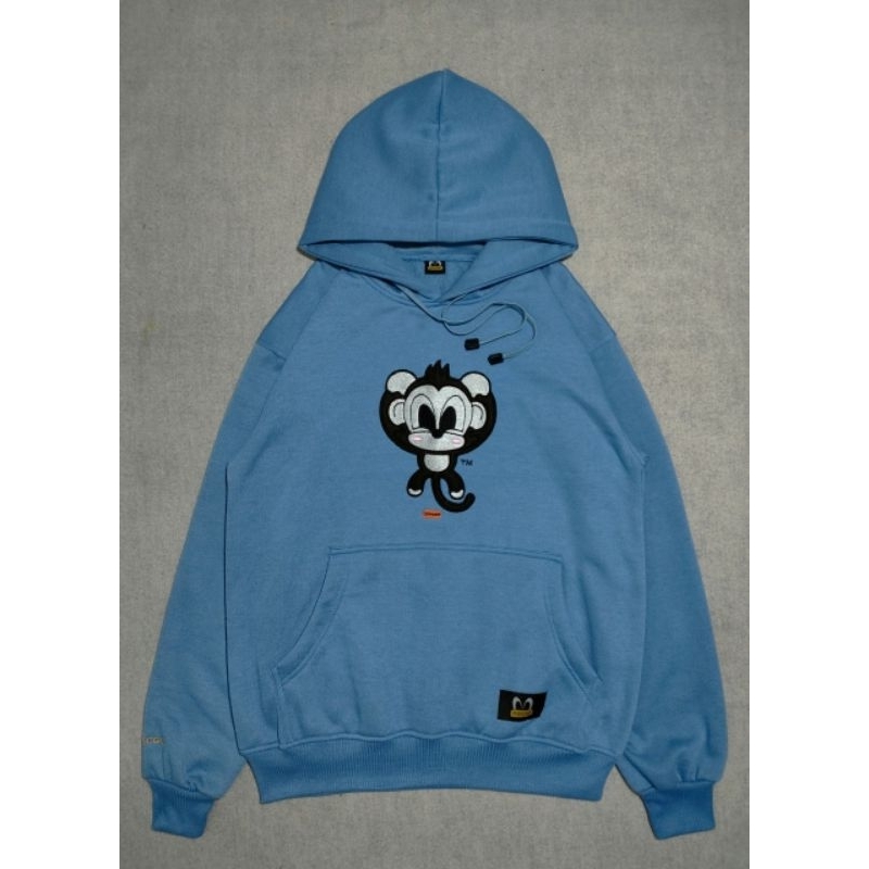 Hoodie Pancoat The Monkey Fulltag Label Pria Wanita