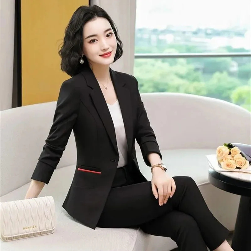 Blazer Cewek Kekinian Korean Style Elegan Premium Formal Outfit Jas Wanita Slimfit Berhijab Kantoran