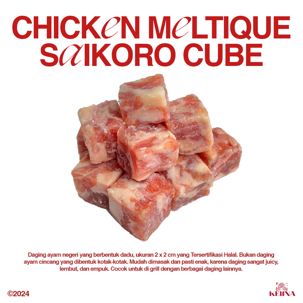 

Daging Ayam Chicken Meltique Meltik Saikoro Cube
