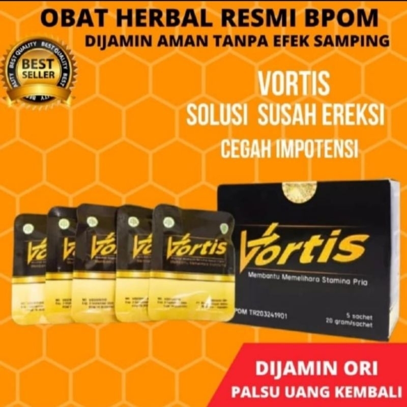 Vortis Herbal Original Dr.Yusuf Bachamid Penambah Stamina Pria Obat Kuat (1Box)