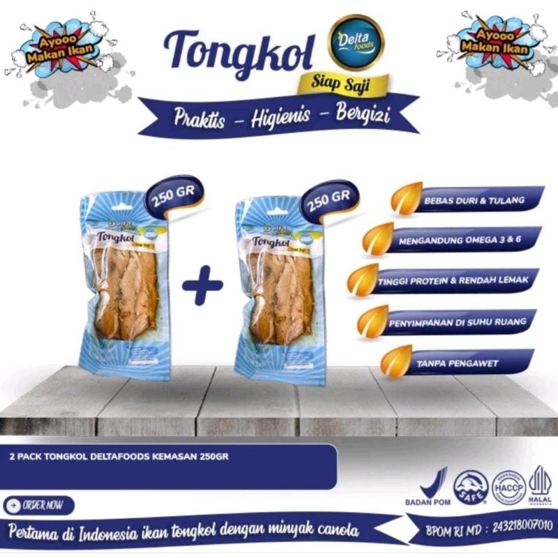 

Ikan Tongkol Siap Saji dengan minyak kanola Delta foods