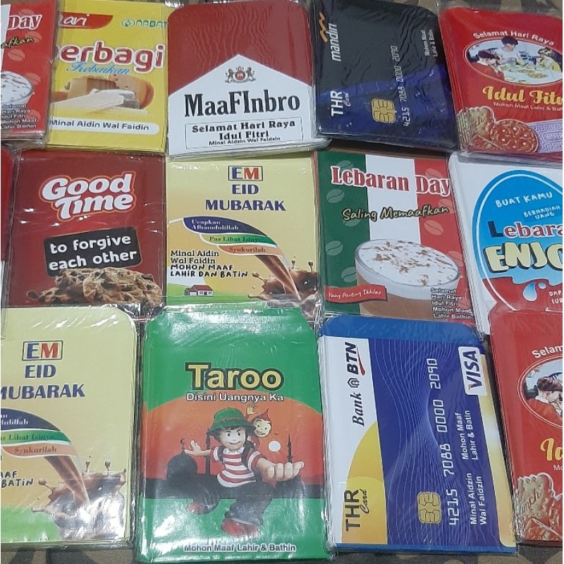 

AMPLOP LEBARAN SNACK MEDIUM 7x10cm/ANGPAO MURAH