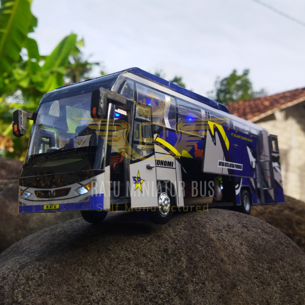Miniatur Bus Sugeng Rahayu Discovery Full Spek Telolet