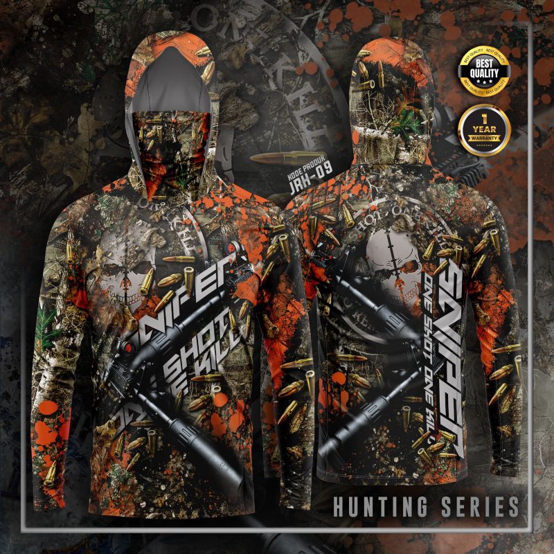Baju Camo Hunting Berburu / Kaos Camo Berburu