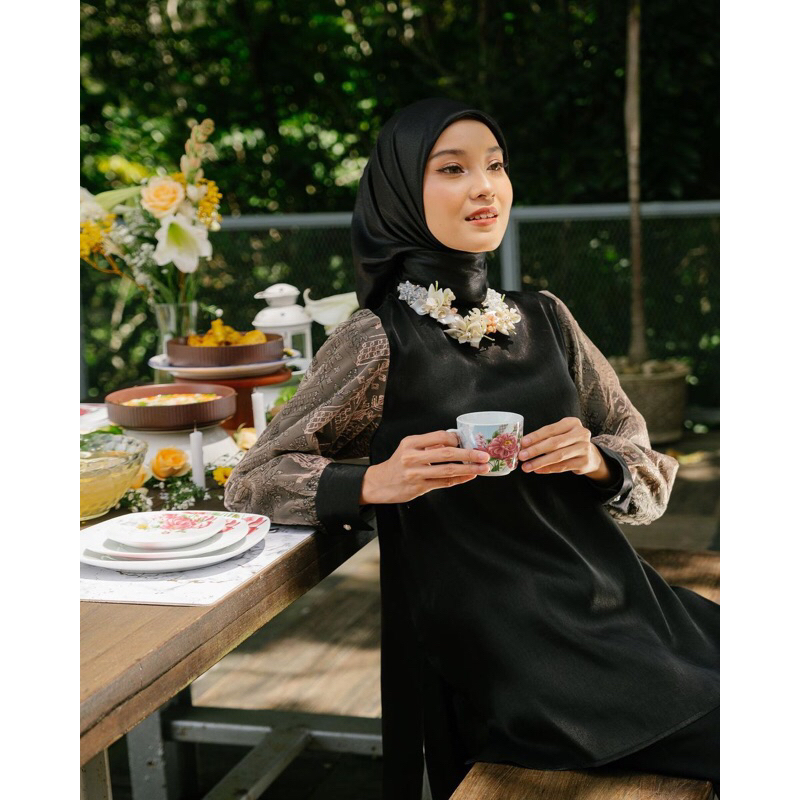 Hestia blouse - Blouse zoya terbaru mewah elegan glamour raya set ori zoya 2024 hestia blouse
