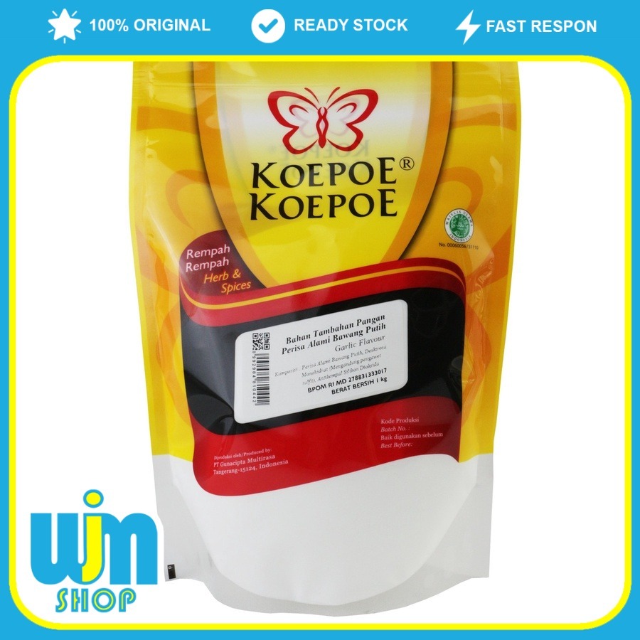 

Koepoe Bawang Putih Bubuk 1 kg Garlic Powder WJM
