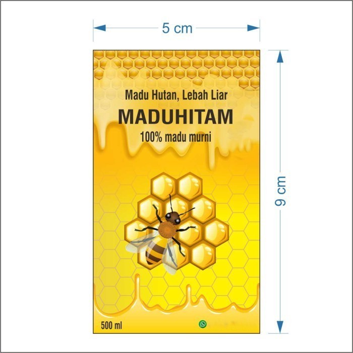 

STIKER VINYL LABEL MADU