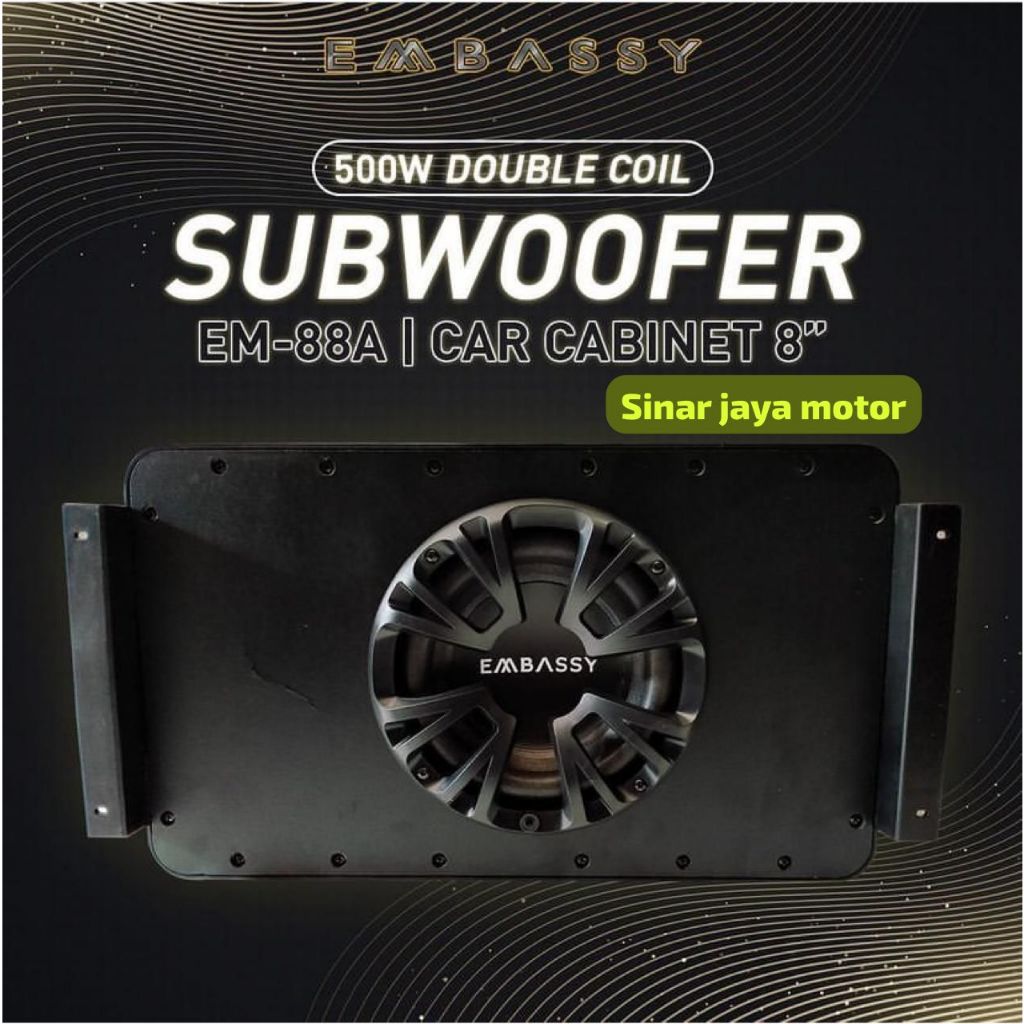 Subwoofer 8 inch Car Subwoofer Cabinet Embassy Harganya Murah Barang Bagus Kualitasnya Mantap