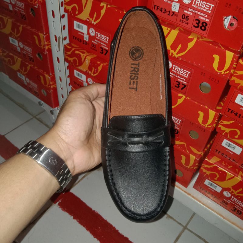 TRISET SEPATU FLAT WANITA | SEPATU PUTIH | ORIGINAL