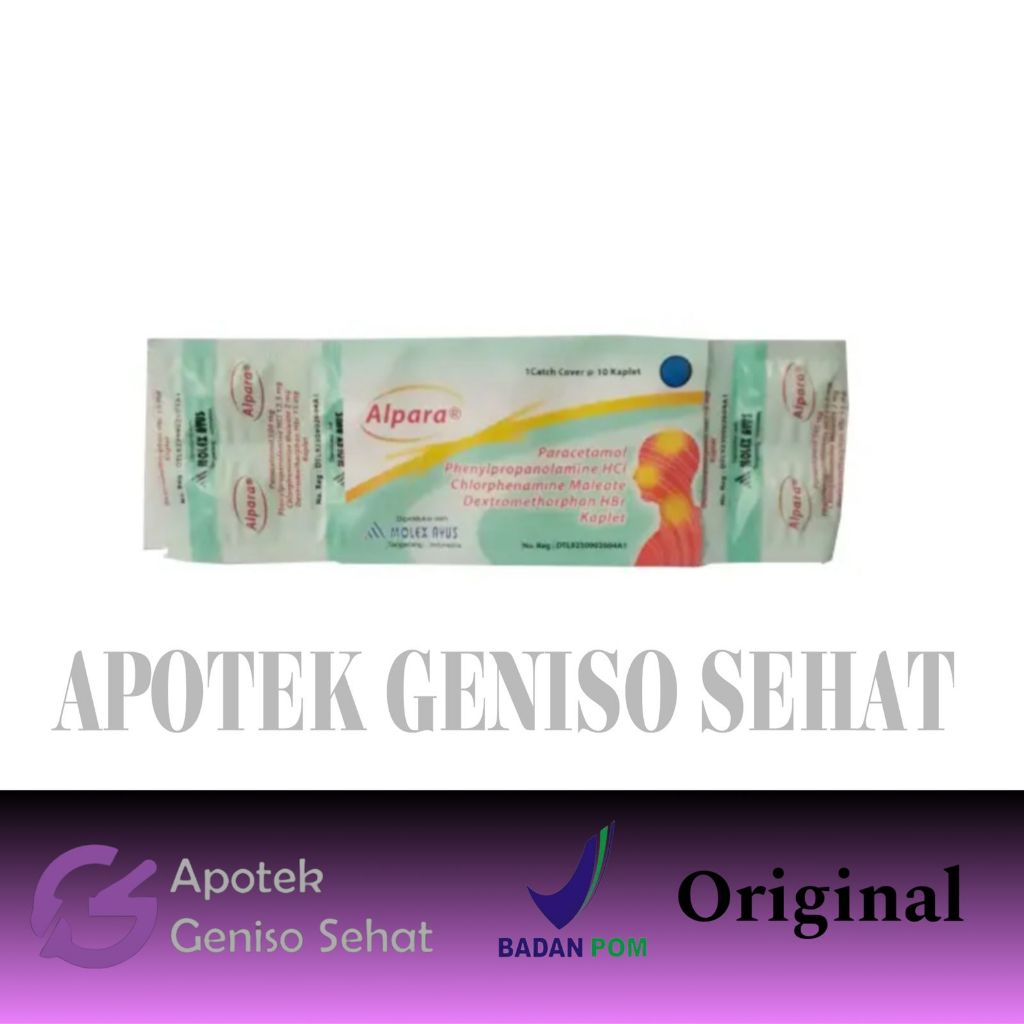 Alpara tablet | obat flu | manjur