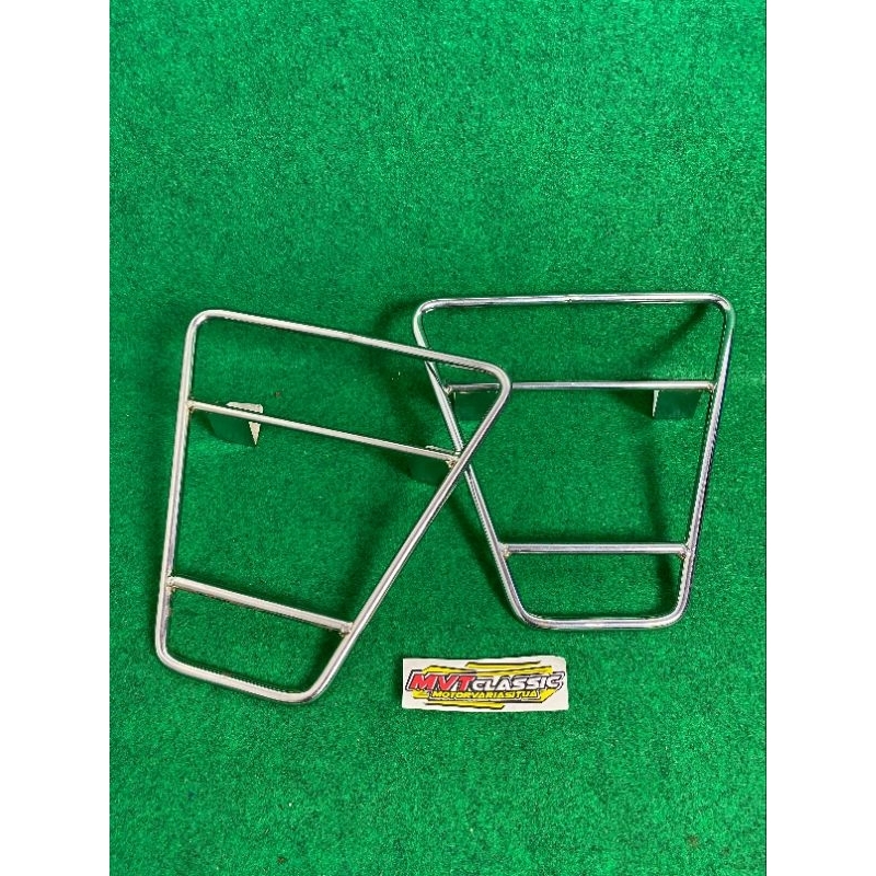 Dudukan tas begel samping honda win win100 side bag samping honda win100