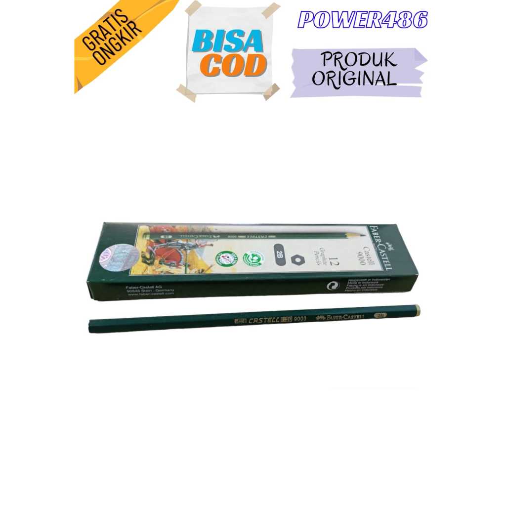 

Promo Pensil 2B Faber Castell Ujian Harga Grosir