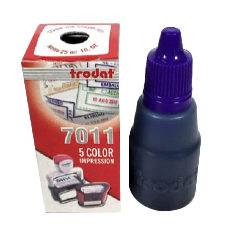 

INK STAMP / REFILL STAMP / TINTA STEMPEL OTOMATIS / TINTA STAMP TRODAT 7011 UNGU