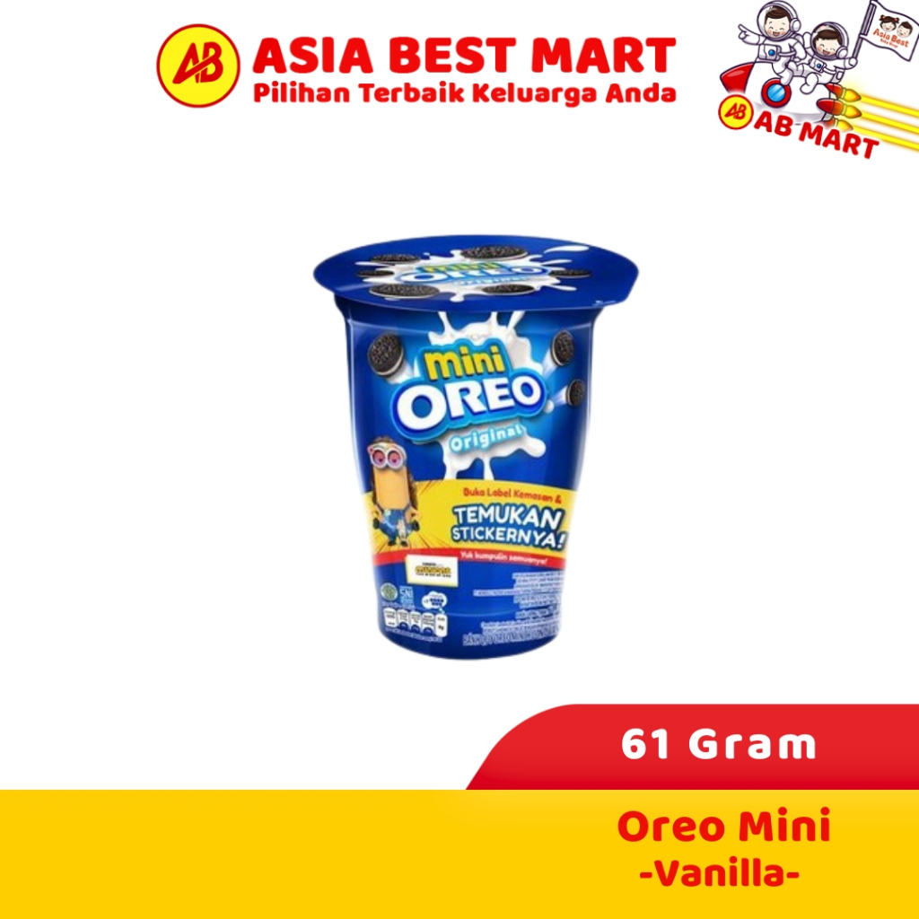 

Biskuit Oreo Mini Vanilla 61.3Gr/Biskuit Cokelat