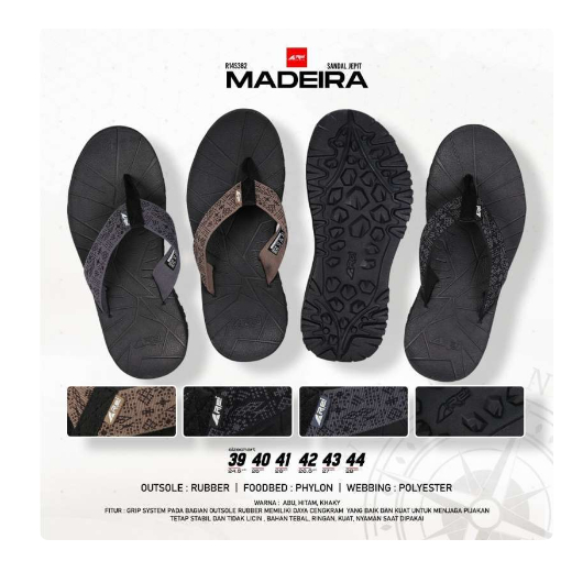 Rei Sandal Jepit Pria Madeira Arei Outdoorgear Sendal Gunung
