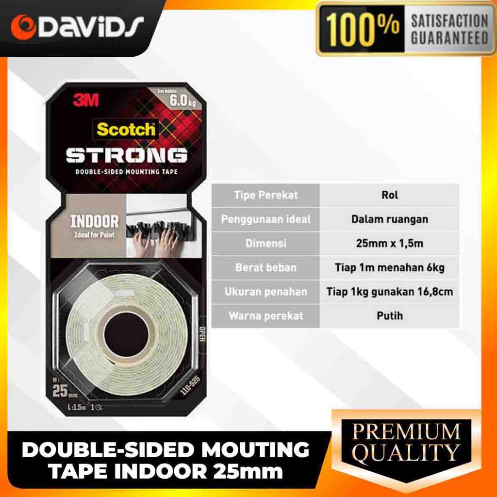 

Double Tape Isolasi Dobel Tip Doubletip Solasi Super Kuat 3M 110-S25