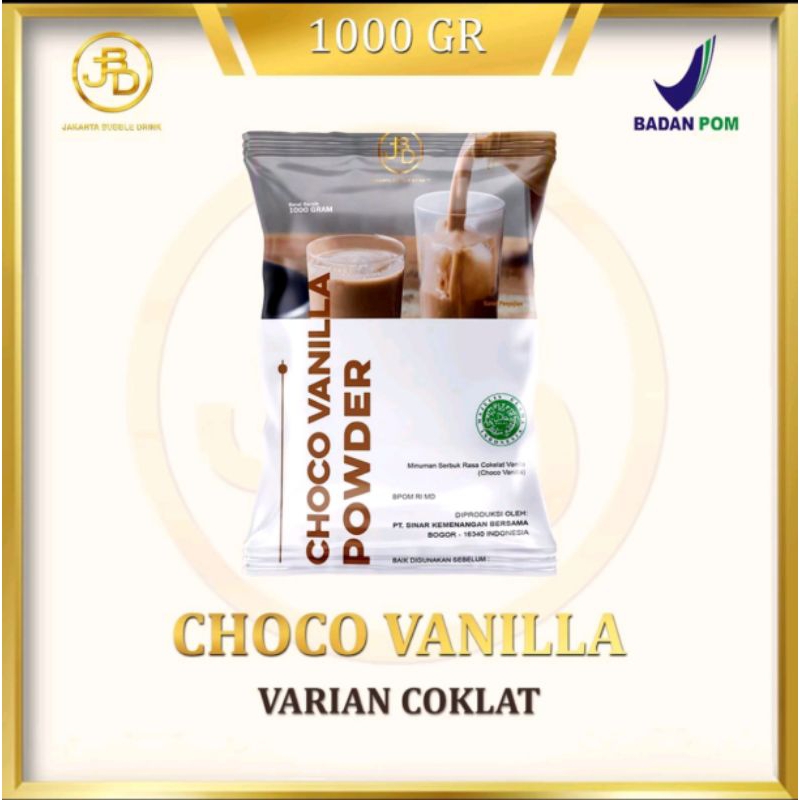 

Bubuk Minuman Premium Choco Vanilla - Jakarta Bubble Drink | BPOM & HALAL
