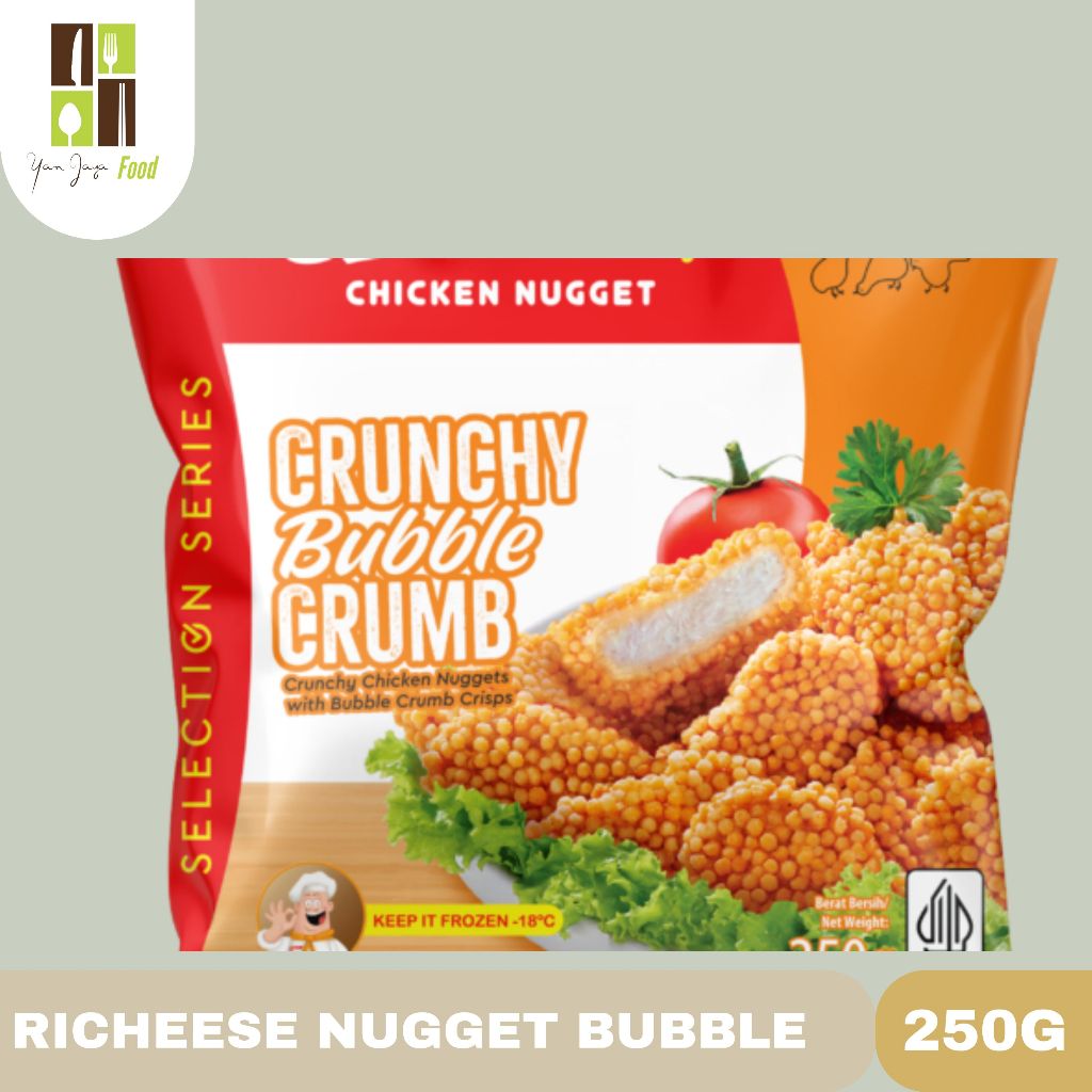 

Crunchy Bubble Crumb Chicken Nugget Richeese factory / Chicken Nugget / Naget Krispi
