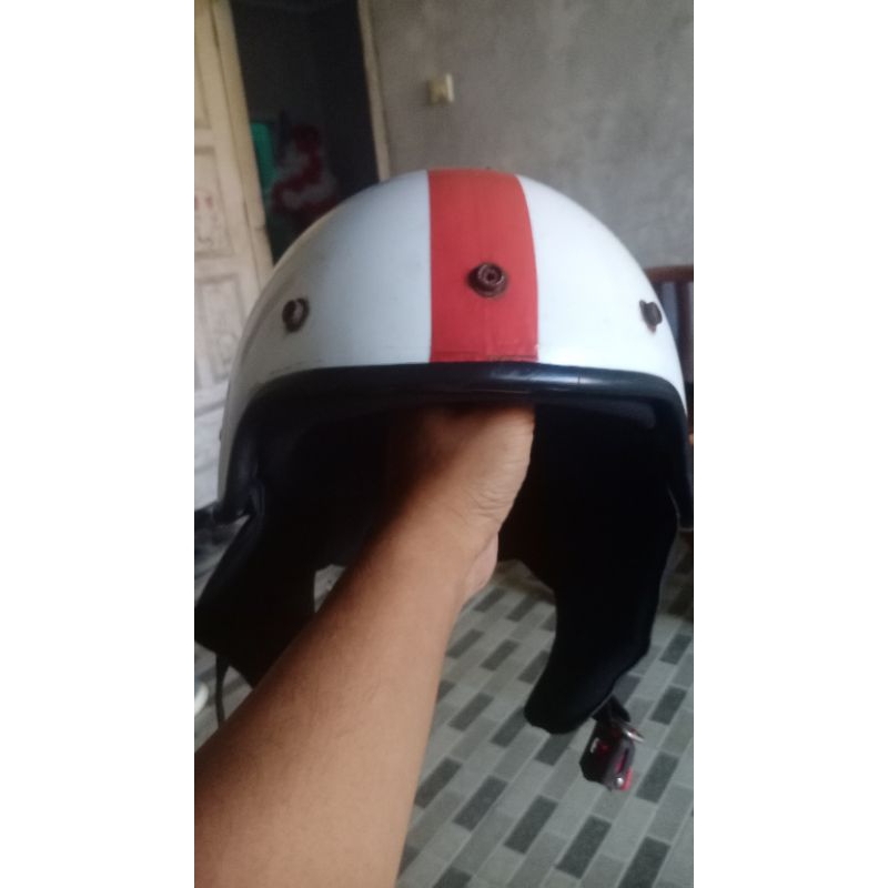 Helm Jungli 3/4 untuk vespa,cb,c 70,dan motor tua lainya