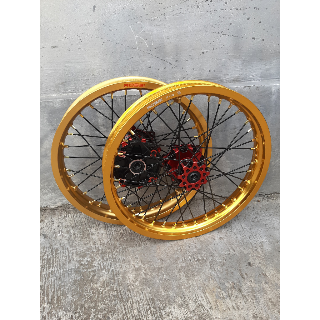 Velg Set CRF Semi Cacing Ring 17 Velk Rossi Surex CRF Ukur 185/215