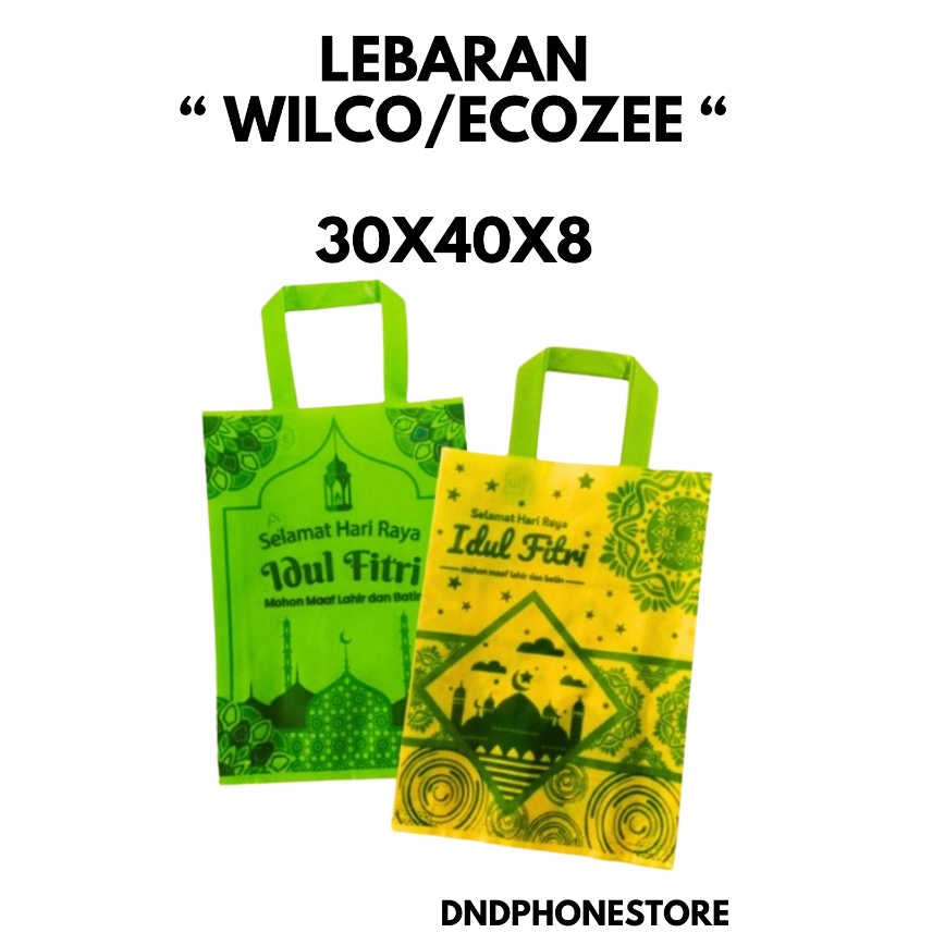 

Goodie Bag HLS uk 30x40X8 edisi IDUL FITRI WILCO DAN LEBARAN X NEW DESIGN 2024 ( harga lusinan isi 12pcs)