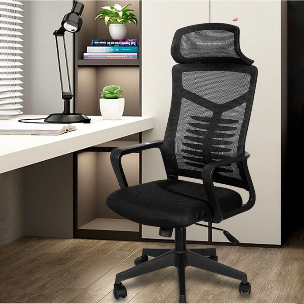 Kursi kerja kantor, kursi belajar kursi kerja bahan jaring, kursi kerja putar hidrolis, kursi