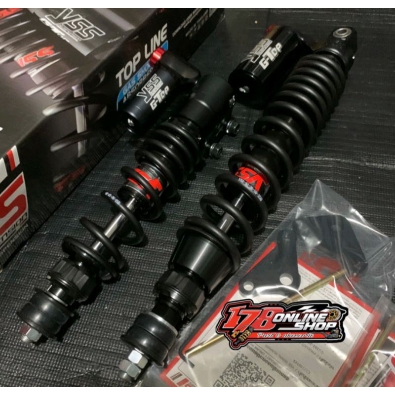 Shock yss g-top depan belakang vespa matic