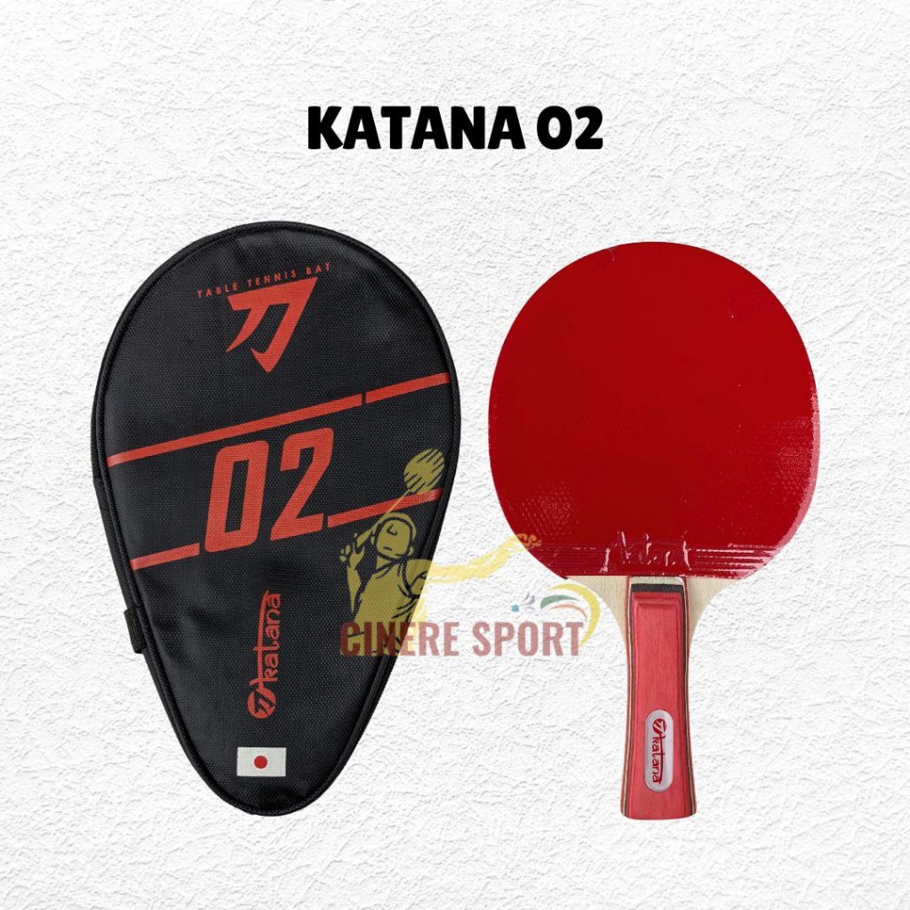 Bat Tenis Meja Pingpong KATANA 02 Free Cover Bet Pingpong