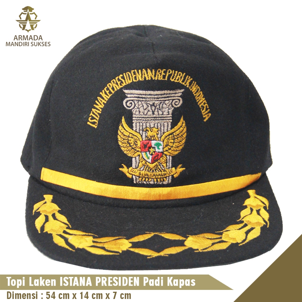 Topi Istana Presiden - Topi Pilkep Istana Presiden Laken