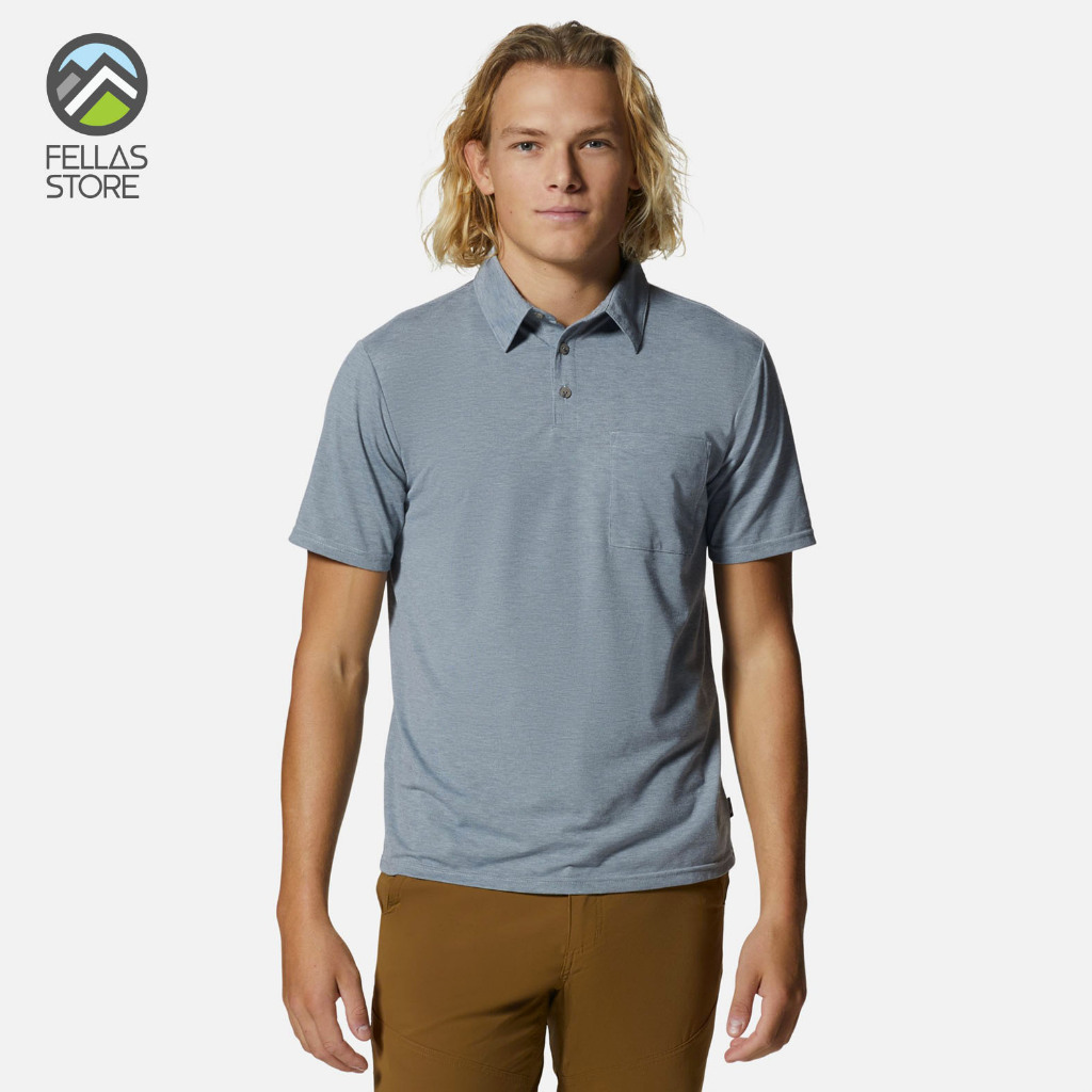 Mountain Hardwear - Men’s Low Exposure Polo Glacial EOE Stripe