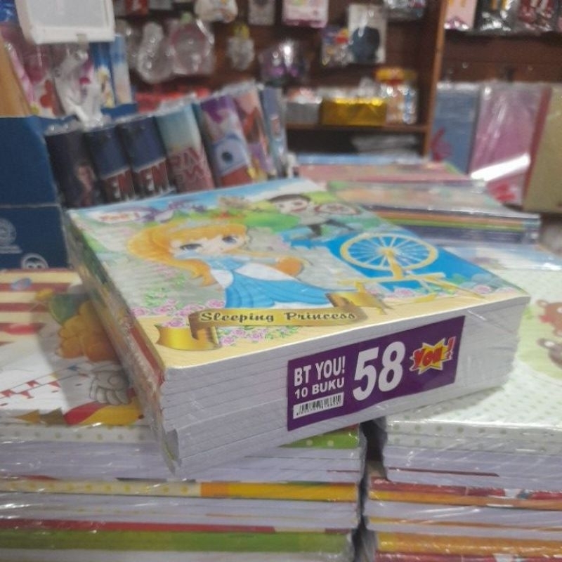 

Buku Tulis YOU 58 Lembar (10 Buku)