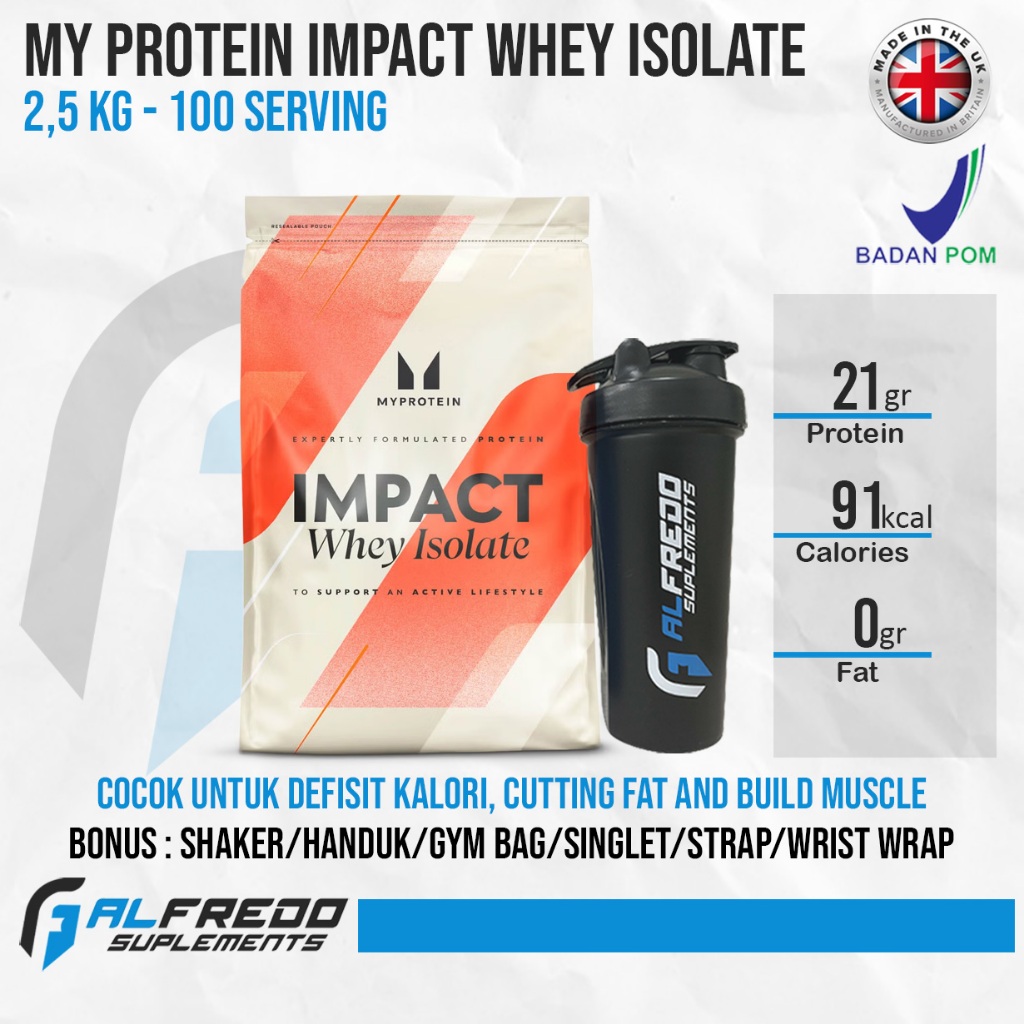 Myprotein Impact Whey Isolate 2,5 Kg Whey Protein Isolate My Protein