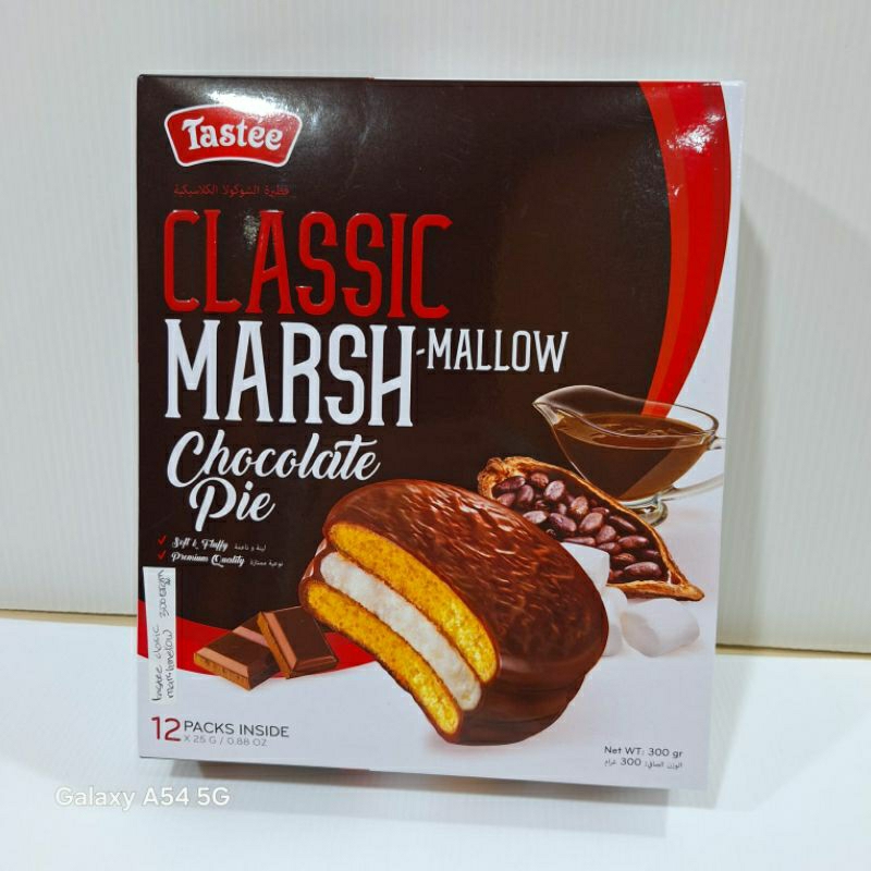 

TASTEE CLASSIC MARSHMELLOW CHOCOLATE PIE (300GRAM)