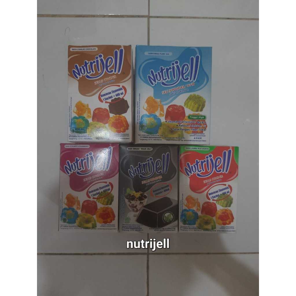 

NUTRIJELL EKONOMIS JELLY SERBUK 10GR BERBAGAI RASA