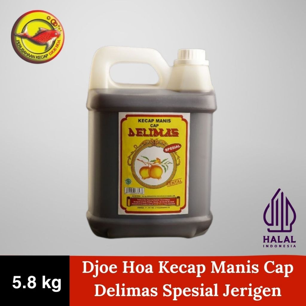 

Djoe Hoa Kecap Manis Cap Delimas Spesial Jerigen - 5,8kg