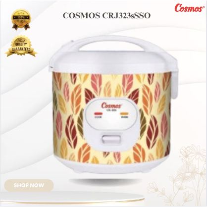 Rice Cooker Cosmos CRJ323sSSO - Penanak Nasi 1.8L Low Watt/CRJ-323sSSO/CRJ 323sSSO/CRJ323sSSO