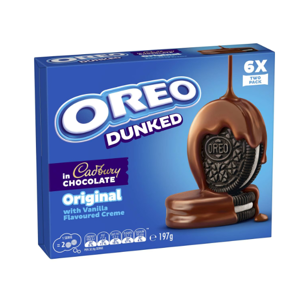 

Oreo Dunked Original Cookies 6 Pack 197g Australia