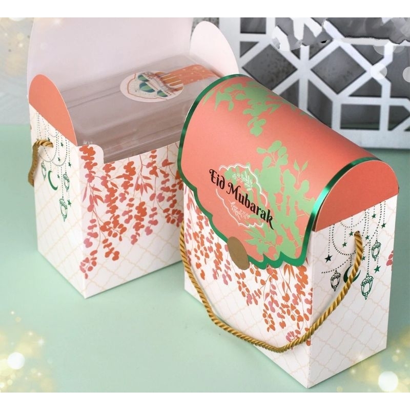 

BOX HAMPERS LEBARAN UNTUK 2 TOPLES PERSEGI PANJANG 350GR