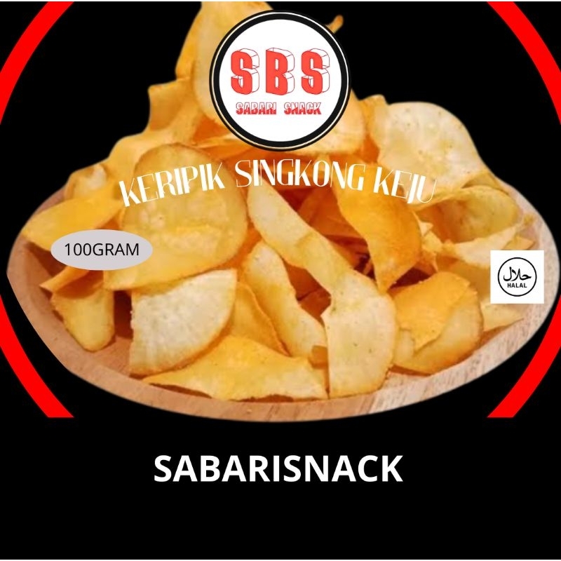 

SABARISNACK 100GRAM CEMILAN SNACK KERIPIK SINGKONG KEJU