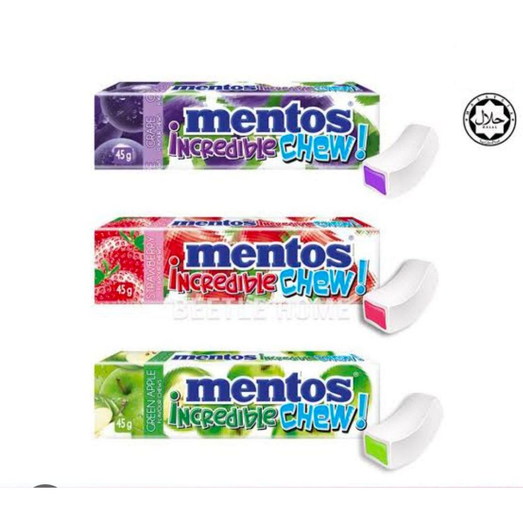 

Mentos incredible chew candy 45g import