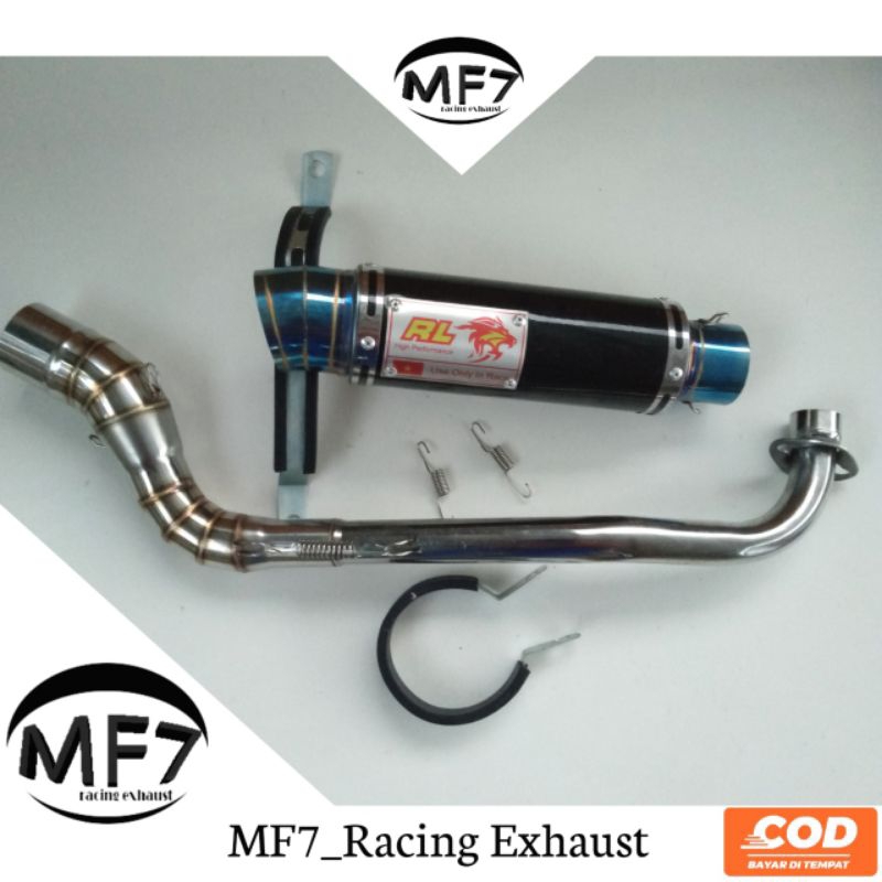 Knalpot racing red leo | Knalpot RL vega r Jupiter z shogun Kharisma supra x Dll