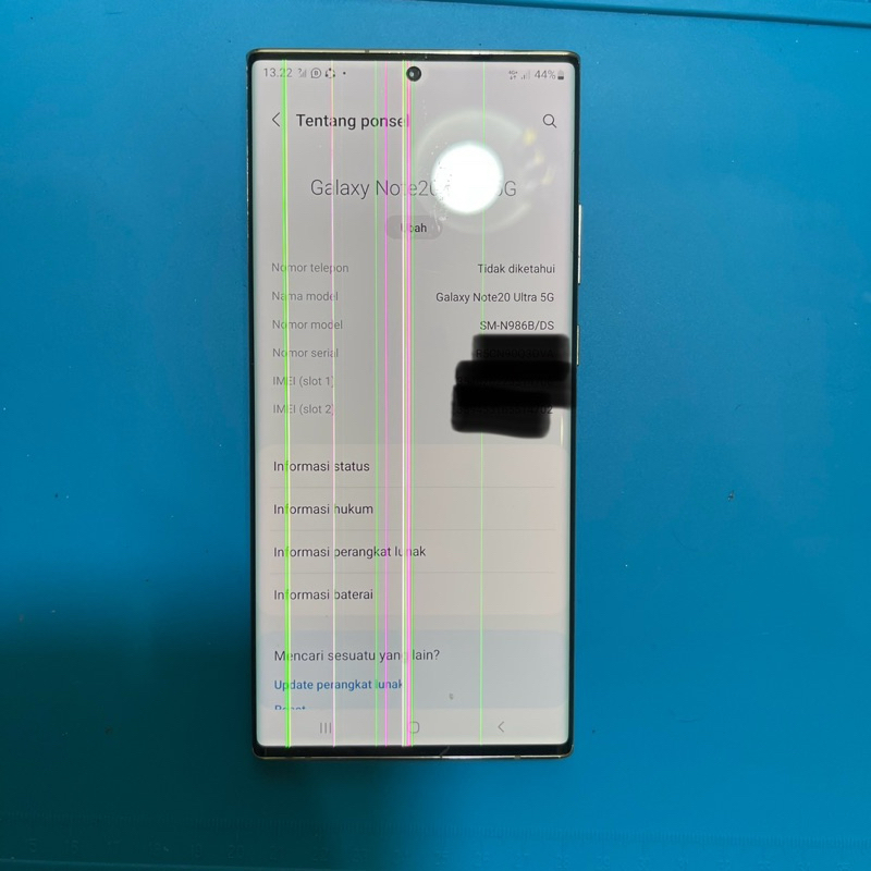 lcd samsung note 20 ultra 20 ultra 5g cabutan original minus
