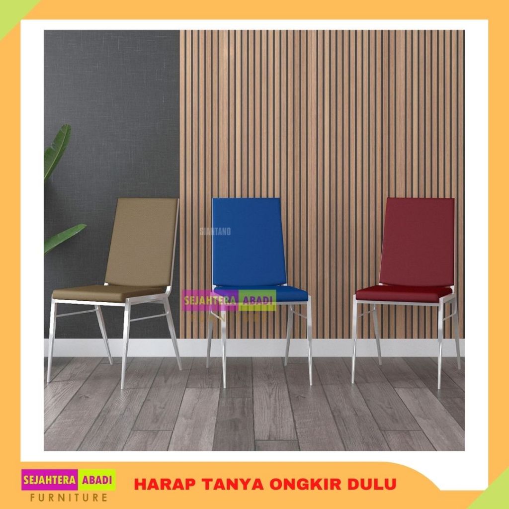 Siantano Kursi Makan Besi KS 002 kursi pesta kursi banquet kursi