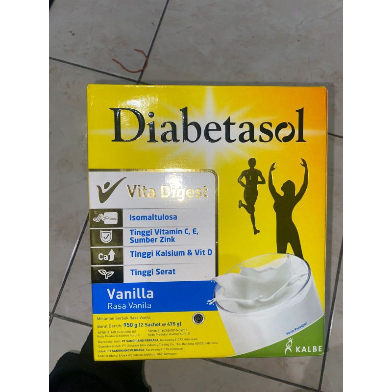 

Diabetasol susu rasa vanila