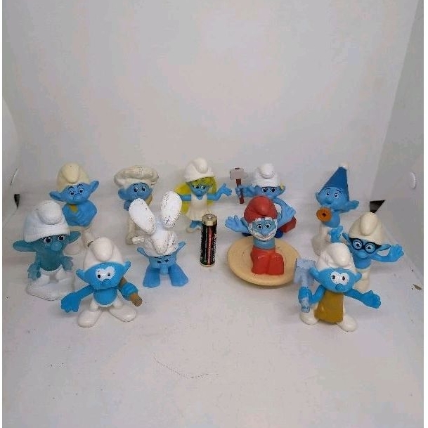 FIGUR MCD MCDONALS HAPPY MEALS TOYS - SMURF