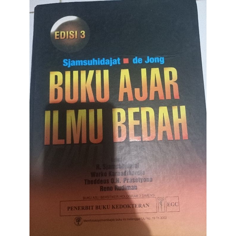 Buku Ajar Ilmu Bedah