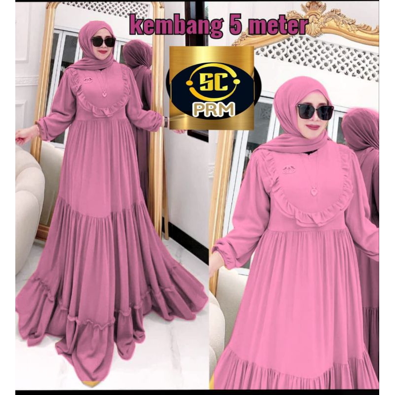 GAMIS CERUTY WANITA IMPORT SUPER MEWAH/GAMIS WANITA IMPORT PREMIUM