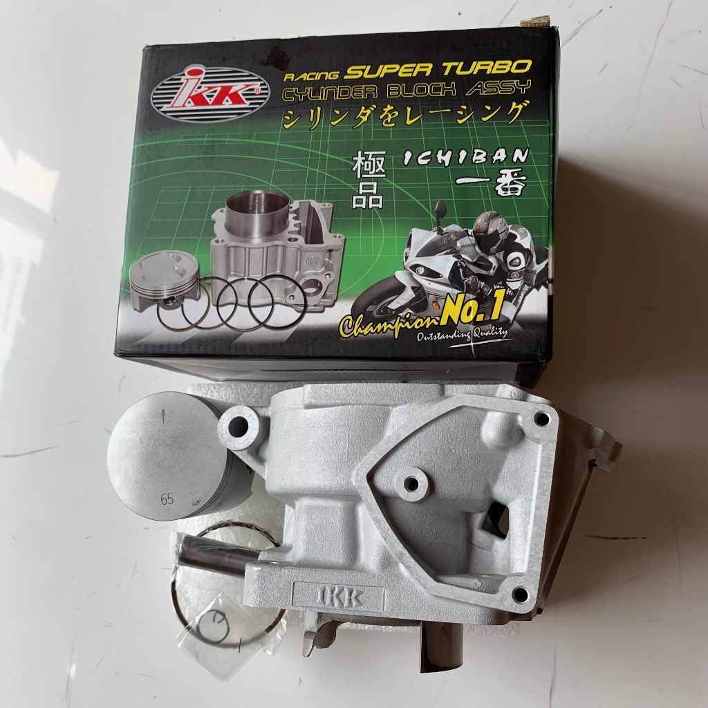 CYLINDER BLOCK BLOK IKK NINJA R RR SS ZX UKURAN 65 MM CERAMIK PEN PIN 16 IKK RACING ORIGINAL