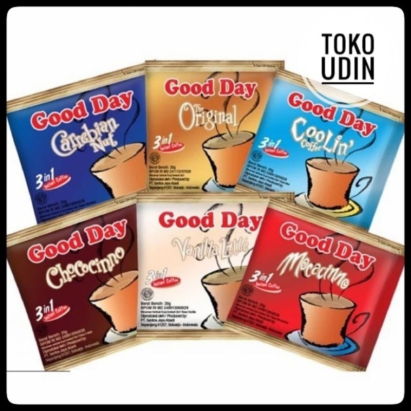 

GOOD DAY Mocacinno 3in1 20gr | Kopi Instant | BPOM | COD