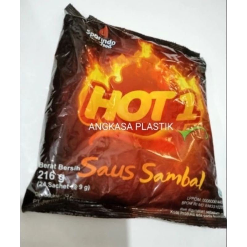 

Promo MURAH SAOS SAMBAL Hot 1 Saus Stick isi 24 Sachet